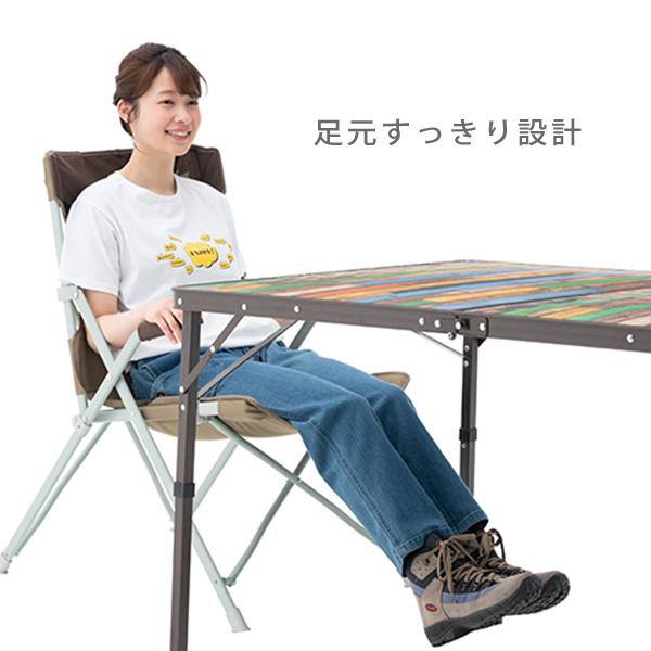 LOGOS（ロゴス） Old Wooden 丸洗い ダイニングテーブル 12080