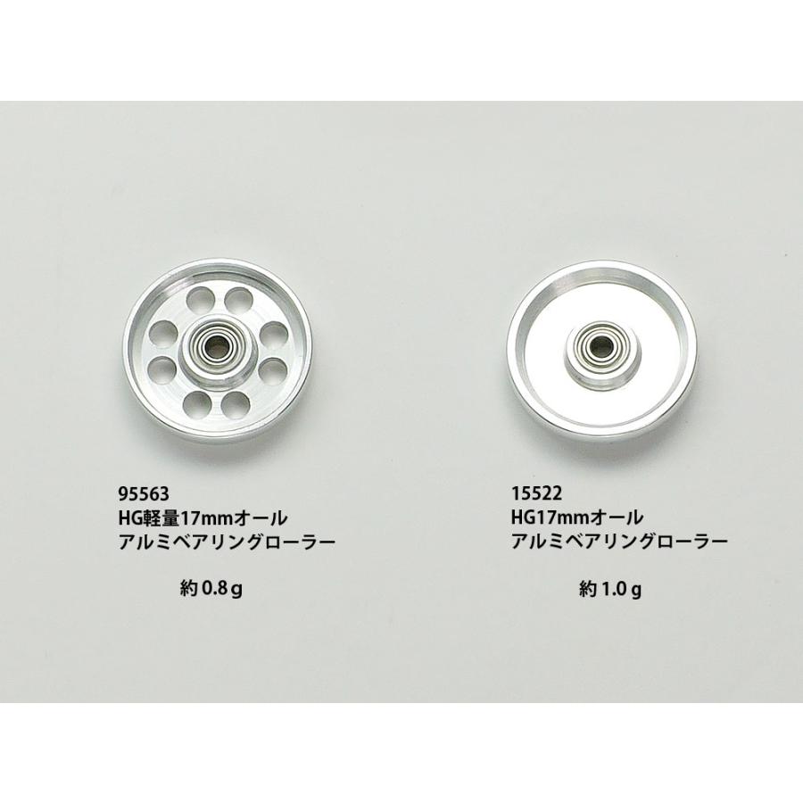 ミニ四駆 タミヤ 95563 HG 軽量17mmオールアルミベアリングローラー