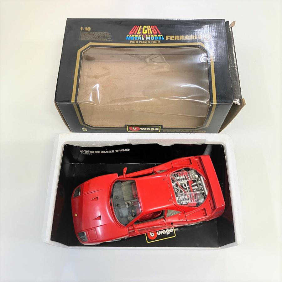 Ferrari（フェラーリ） 新品 現品 BBURAGO 1/18 Ferrari F40 : ミニ