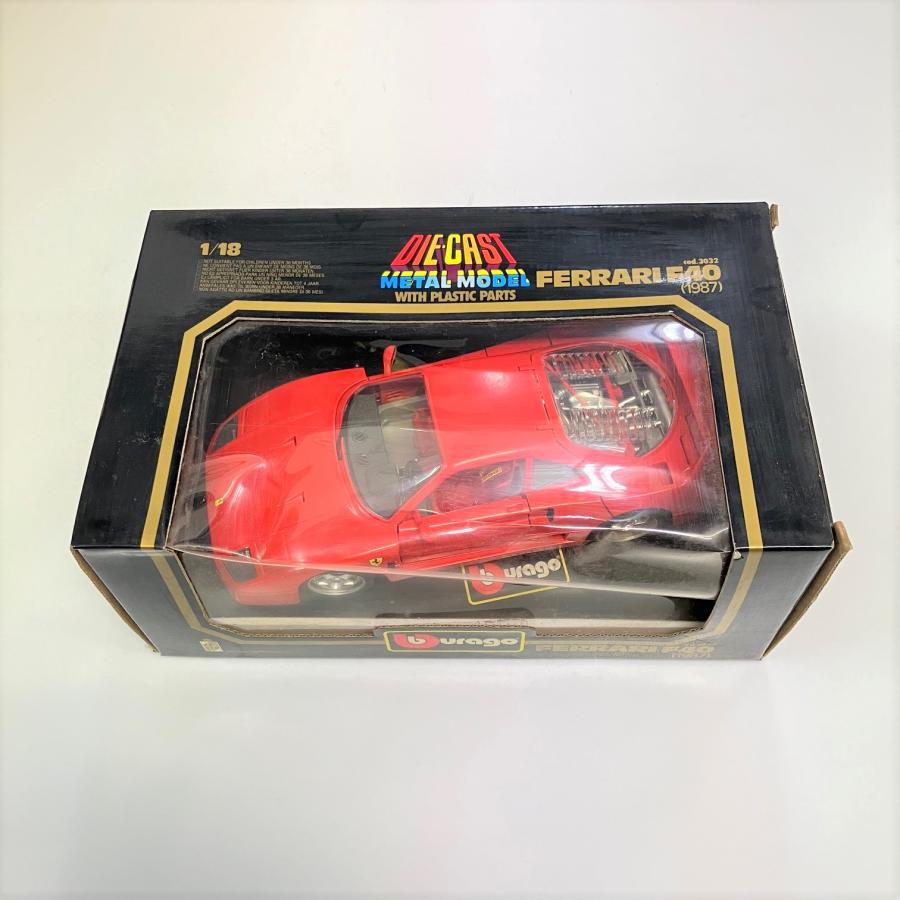 Ferrari（フェラーリ） 新品 現品 BBURAGO 1/18 Ferrari F40 : ミニ