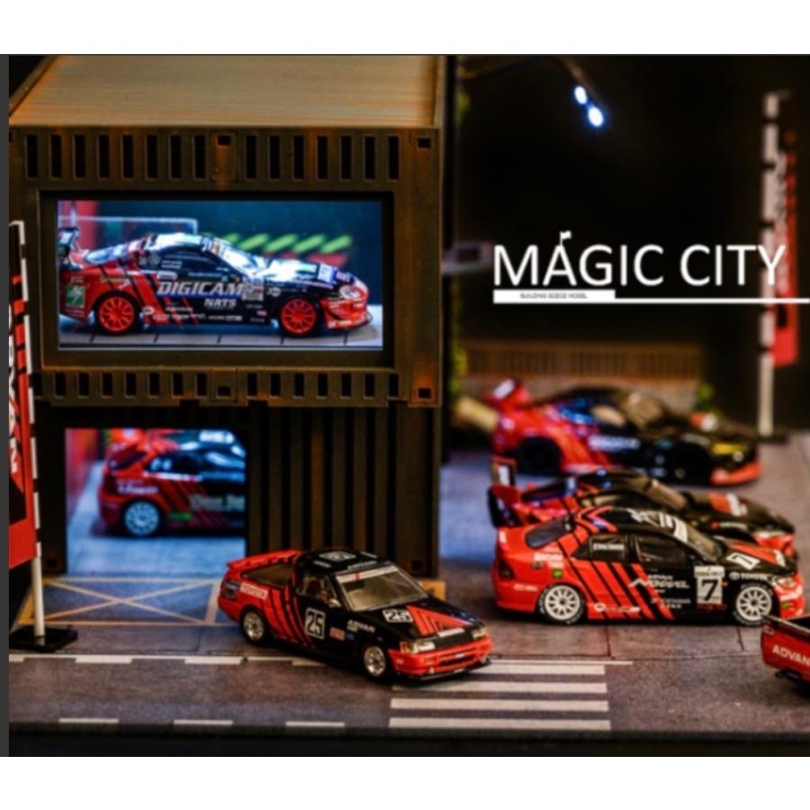MAGIC CITY 1/64スケール ジオラマ ADVAN ※1/64スケール : ミニカー