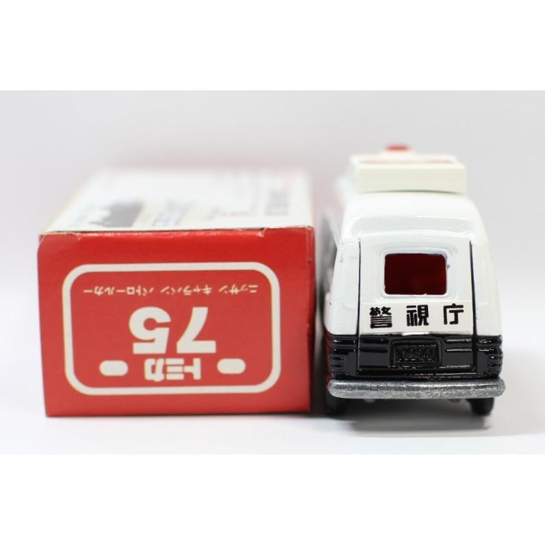 トミカ 日本製 75 日産 キャラバン パトロールカー 1/67 赤TOMYロゴ