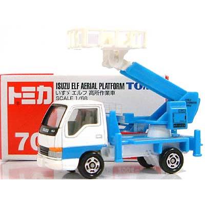 新品 トミカ いすゞエルフ 高所作業車 (サック箱) 070 2400010015106
