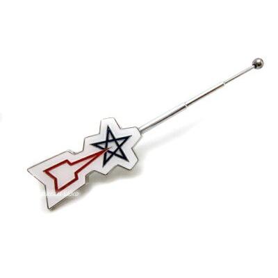 超人気）（科学特捜隊 アンテナ流星ピンバッチ）アンテナが伸び縮み