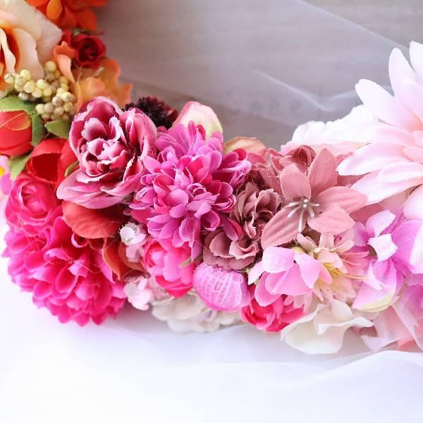 misuzu シアワセのレインボーリース (L)虹色 LGBTインテリア 玄関