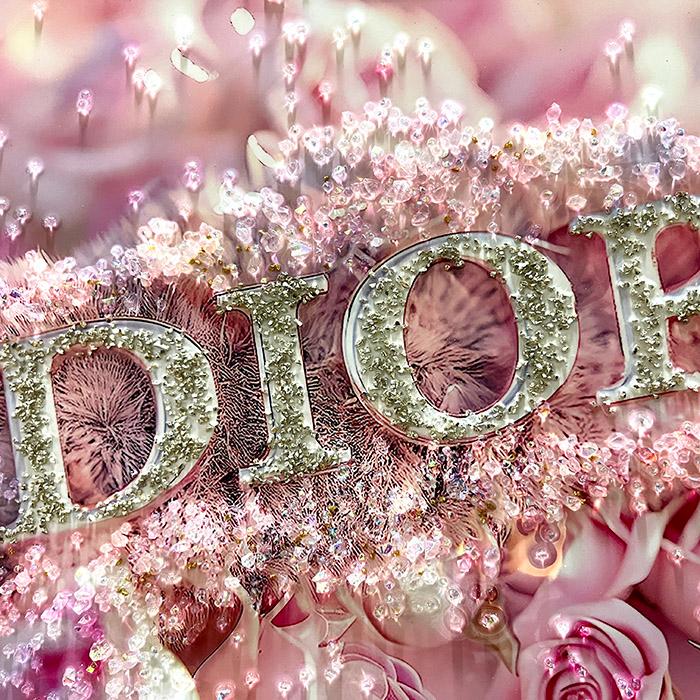 送料無料 クリスタルアートパネル オマージュアートパネル バラ 薔薇