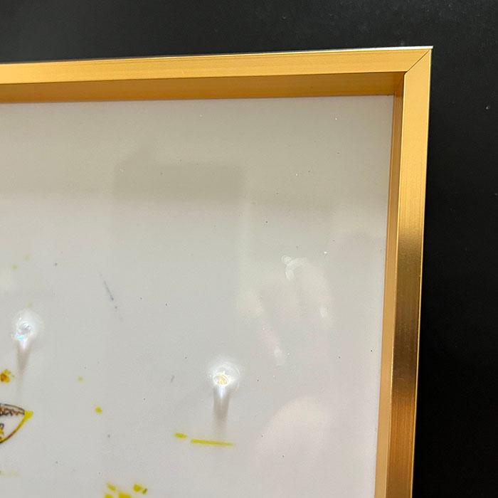 送料無料 クリスタルアートパネル オマージュアートパネル キリン