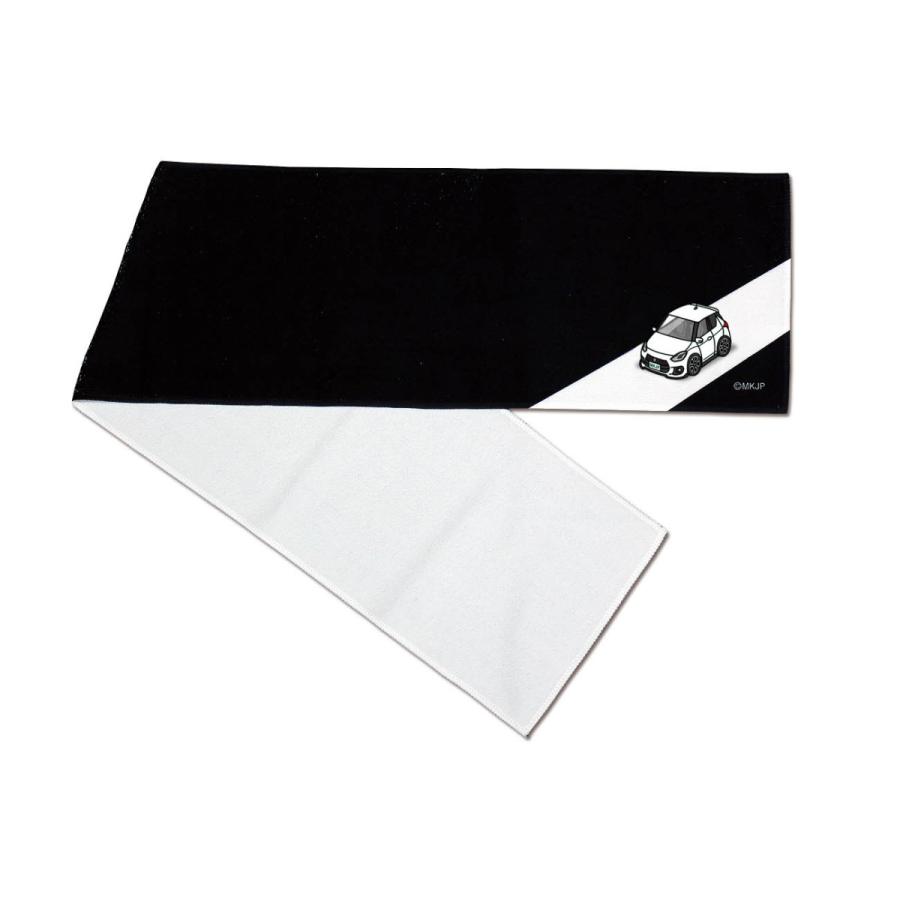 マフラータオル 約21×110cm 車 車好き プレゼント 納車 スイフト
