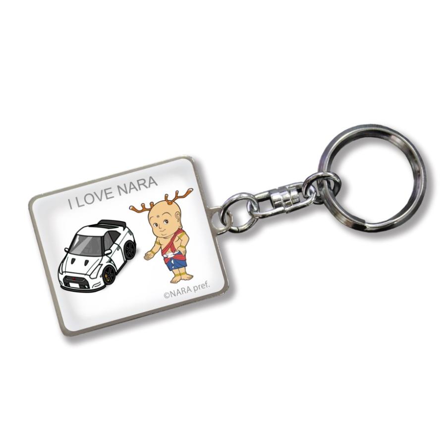 MKJP 車種別かわカッコいい キーホルダー ニッサン GT-R R35 ゆう