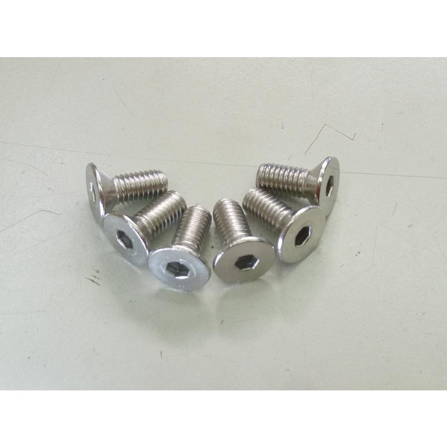 ステンレス ステアリング取付けボルト（皿ビス）6本セット(M5x12