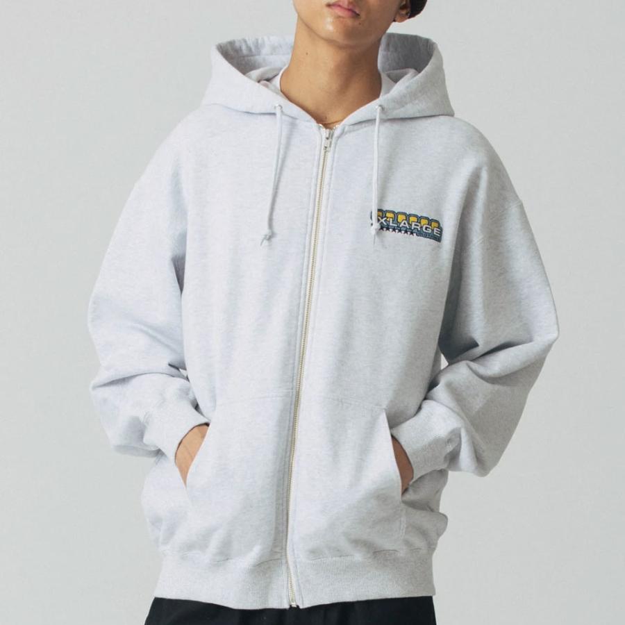XLARGE（エクストラ ラージ） 全2色 ジップパーカー MULTI EMBLEM ZIP