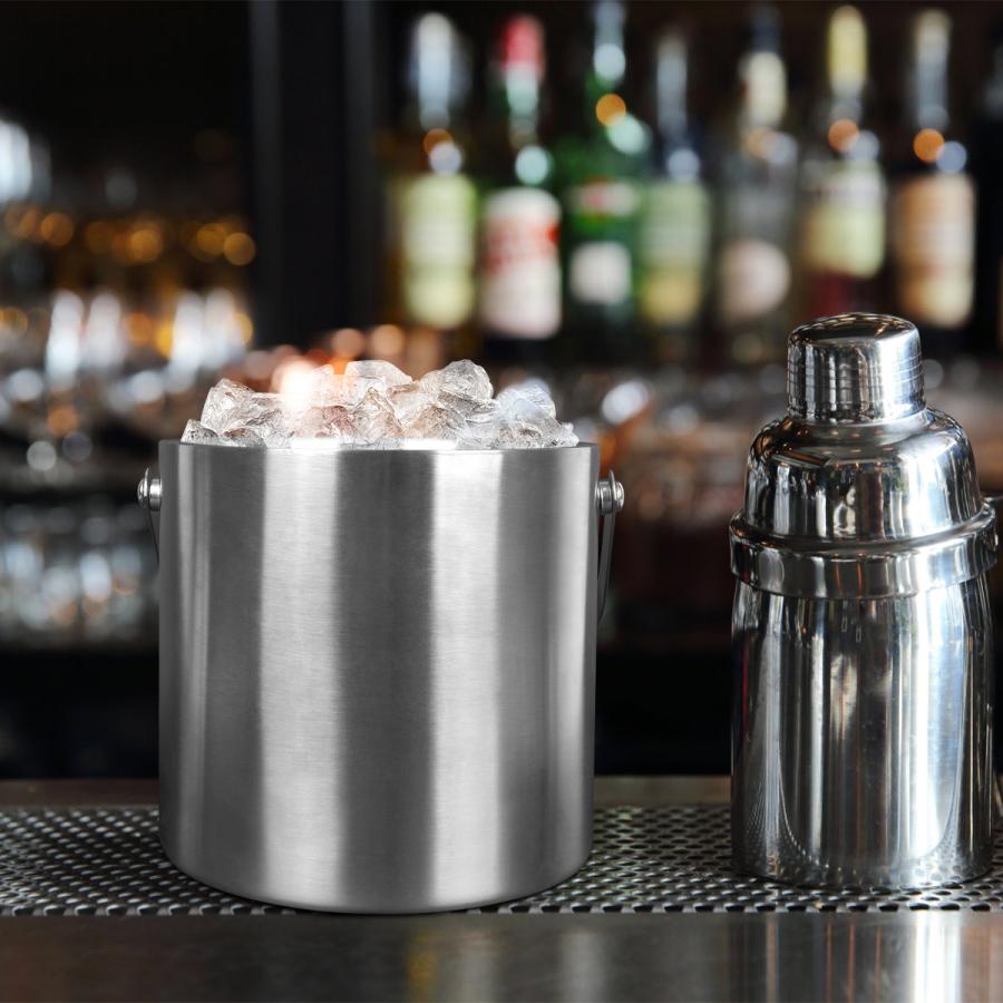 ワインクーラー ステンレス アイスバケット アイスペール 3L 二重壁