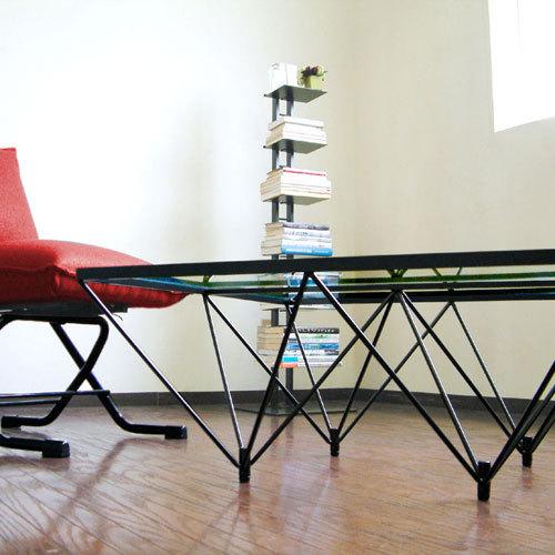 ルネセイコウ ガラステーブル FT-35 正方形 80×80cm センターテーブル