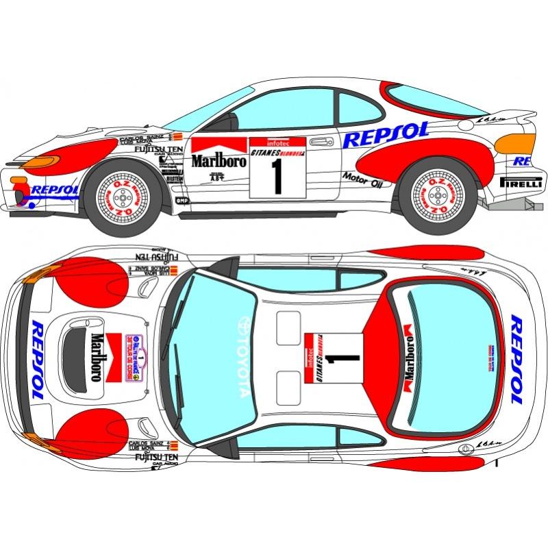 1/24トヨタセリカ'92コルシカデカール : ミュージアムコレクション
