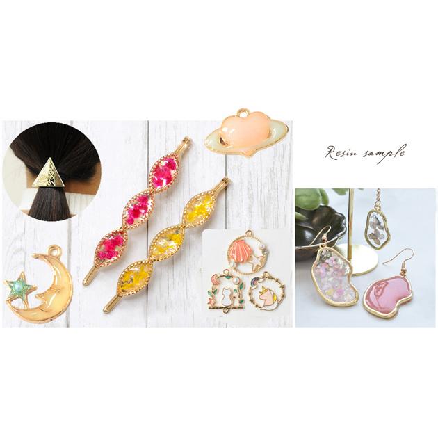 MY mama レジン枠 ミール皿 セット 計17種 □ チャーム レジン型