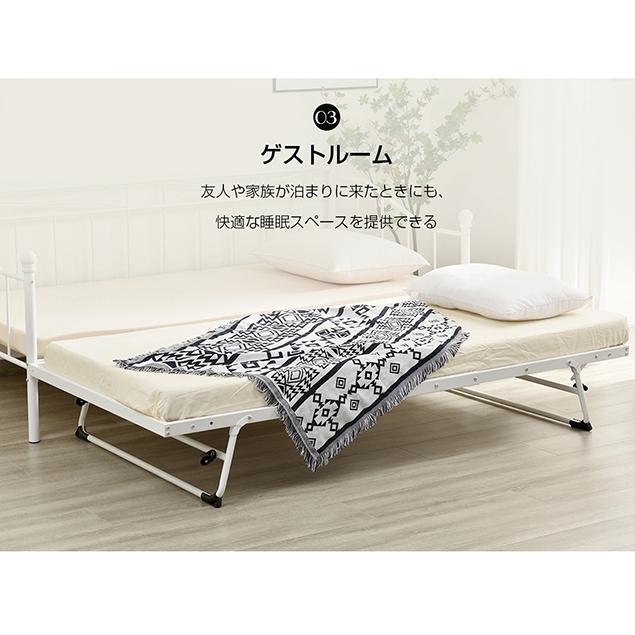 BTM シングルベッド パイプベッド ディベッド ベッドフレーム スチール