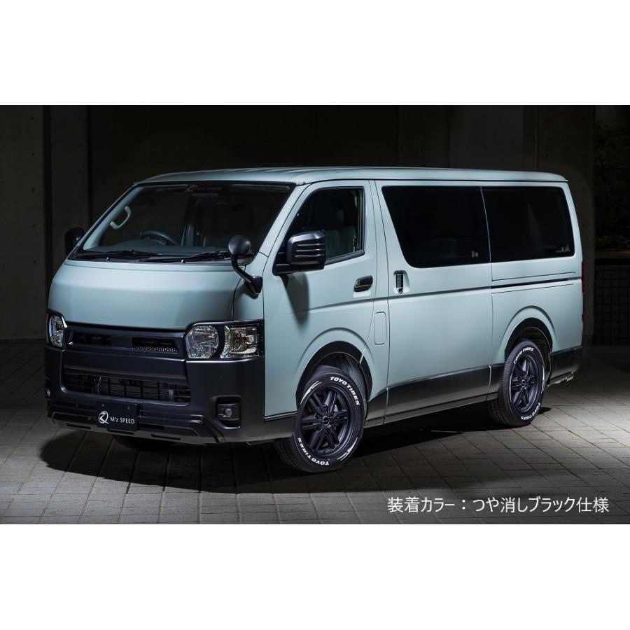 M'z SPEED 【つや消しブラック仕様】[200系 ハイエースバン]クロス