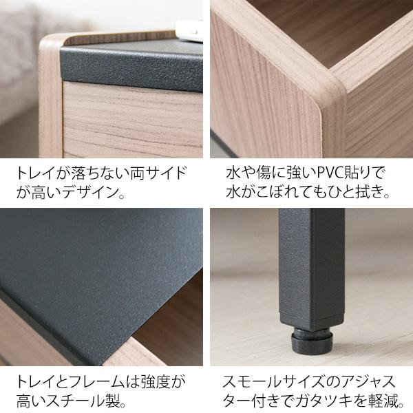 サイドテーブル付き プランタースタンド / プランターボックス 室内