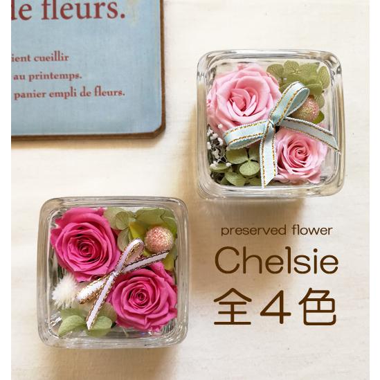 小さなプリザーブドフラワー プレゼントに【送料無料】ガラスの中の