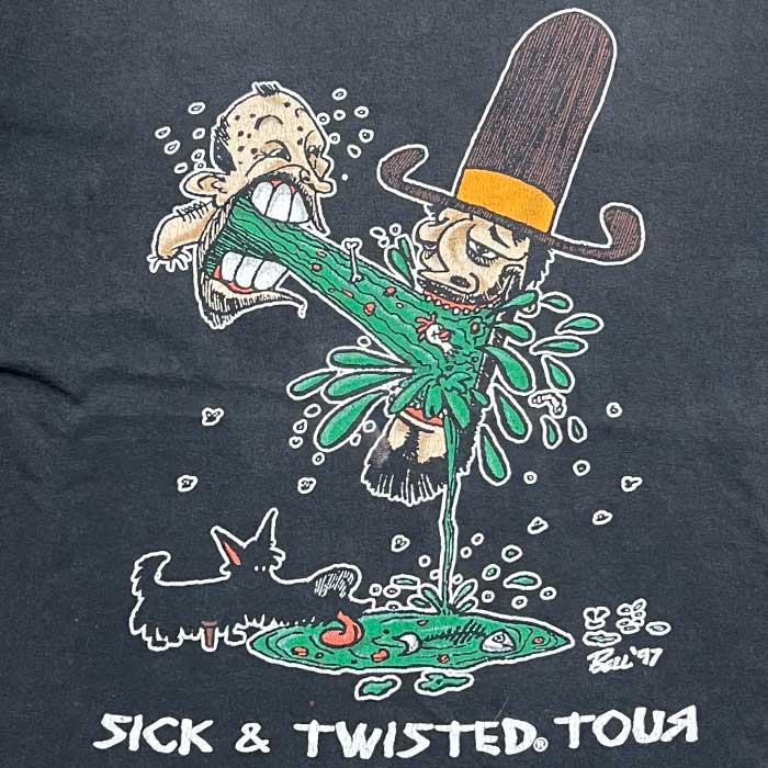 90'S KORN Sick & Twisted Tour T-Shirts BLACK/XL 90年代 コーン