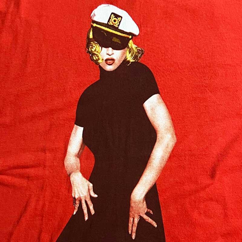 90'S MADONNA The Girlie Show T-Shirts RED 90年代 マドンナ ザ