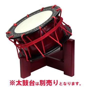 座敷用締め太鼓 水牛皮 直径35cm×高さ15cm バチ2本付き 送料無料 太鼓