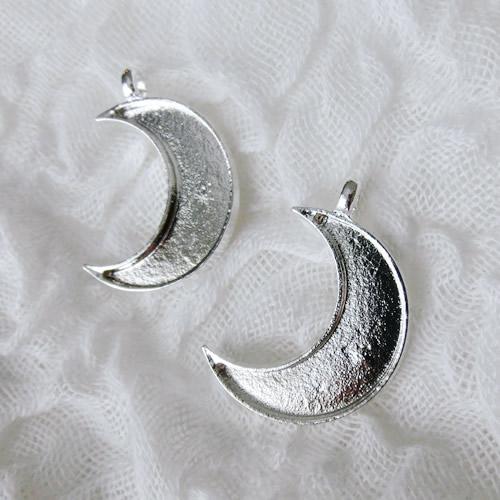 グルーデコ土台 デコ土台 ペンダントトップ・ヘッド18 三日月 ムーン