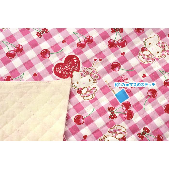 キルト ハローキティ KTチェリー キティちゃんとサクランボの