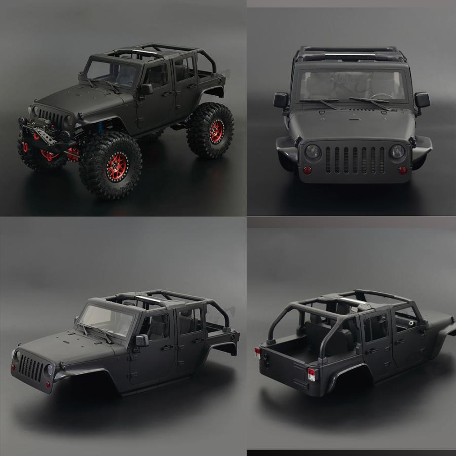 313mm ホイールベース ラングラー jeep ボディシェル 1/10RCクローラ車