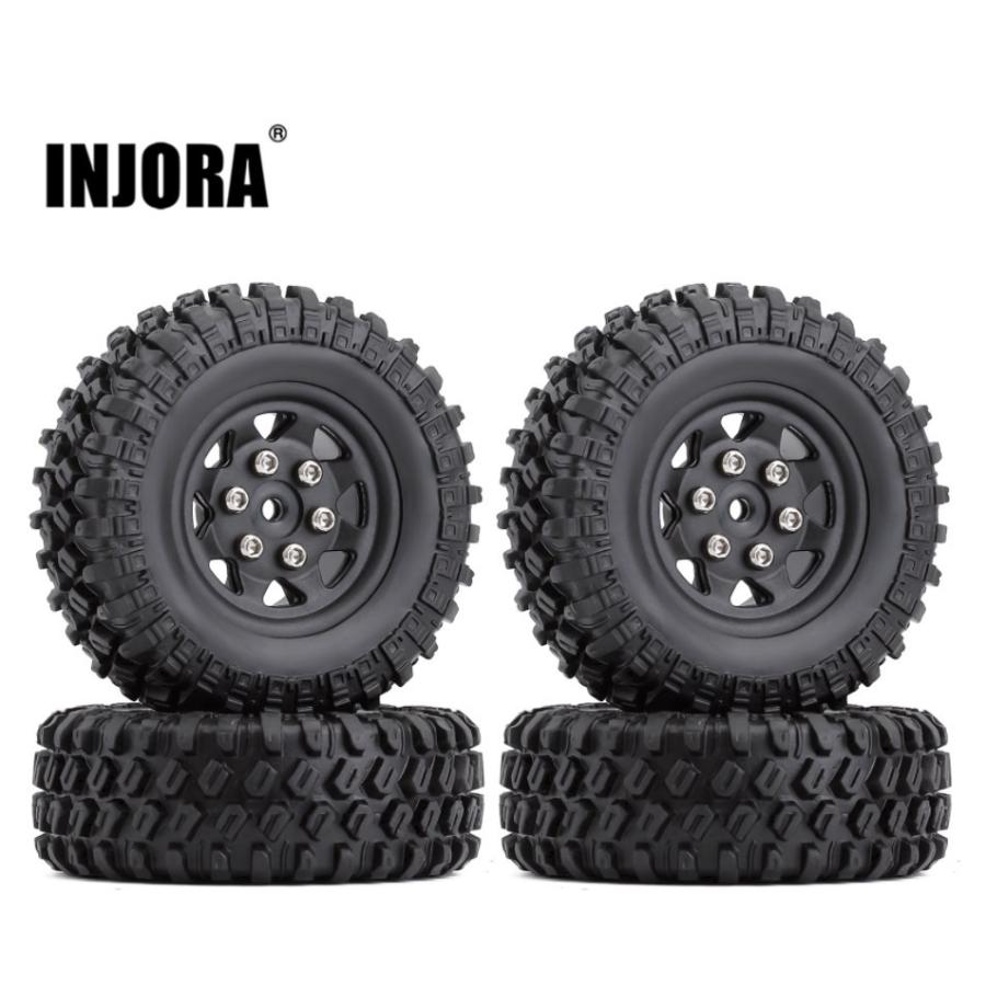 4PCS 49 * 18mm ビードロック マイクロ クローラー ホイールリム