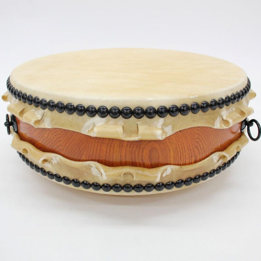 平太鼓 木目胴上級品 1尺1寸 革面直径33cm 平太鼓・バチ付・民謡・寺院