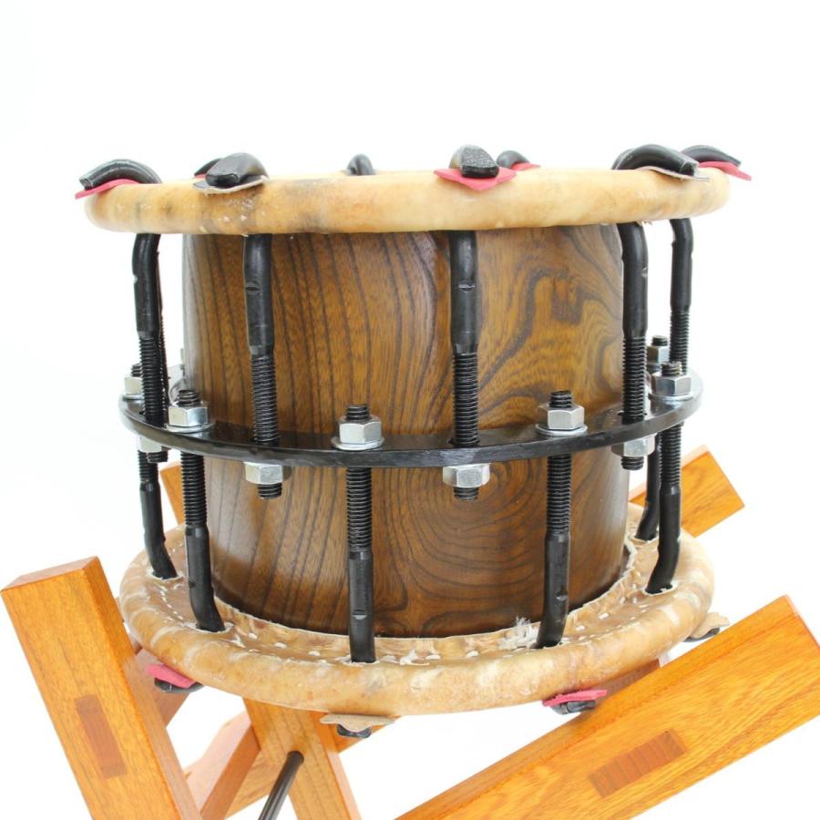 附締太鼓ボルト締用平輪2分 直径35cmX厚さ6mm 鉄製 締太鼓用・ボルト締