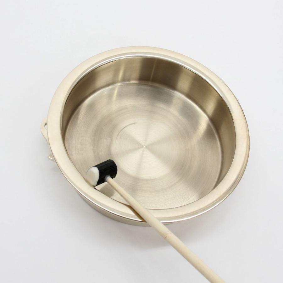 真鍮製 チャンチキ 鉦 かね ペア 神輿 囃子用 和楽器 直径12.2cm 真鍮