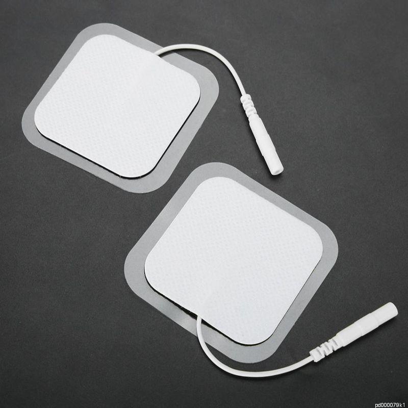 EMS 4枚セット 電極パッド 互換 パット ゲル （5cm-5cm）ラフレシール