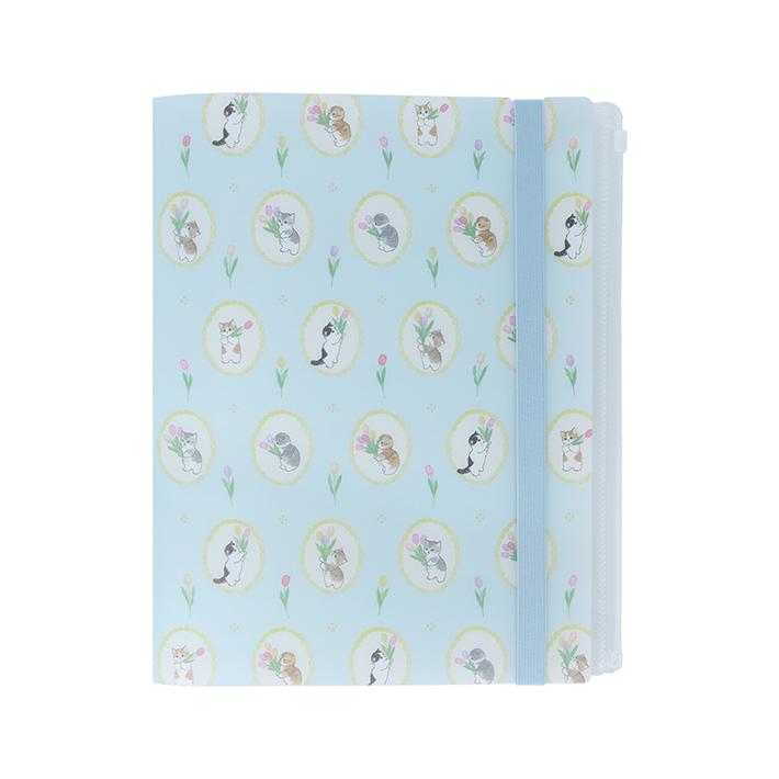 サンスター文具 mofusand ゴムバンド付きクリアファイル 5ポケット