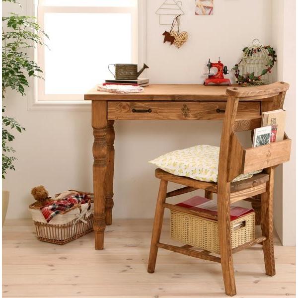 カントリー家具 デスク チェア セット 天然木 Chelsey*Mom チェルシー