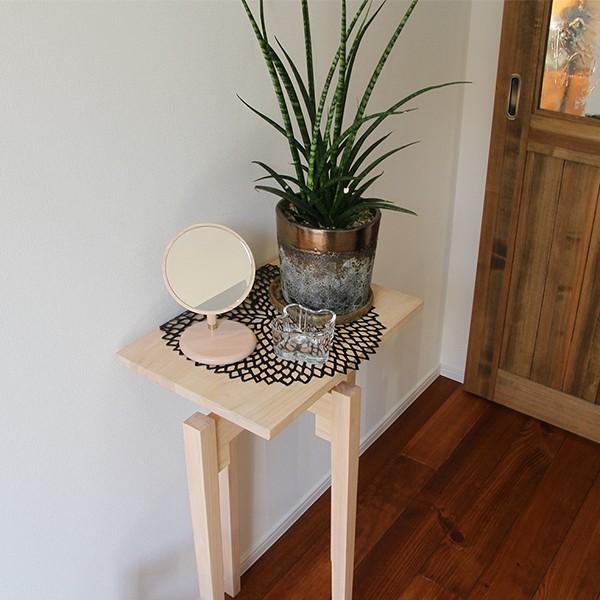 ICHIBA（市場） コンソールテーブル 玄関 スリム 木製 北欧 モダン