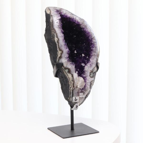 数珠 パワーストーン はな花 アメジストジオード ウルグアイ産 約4470