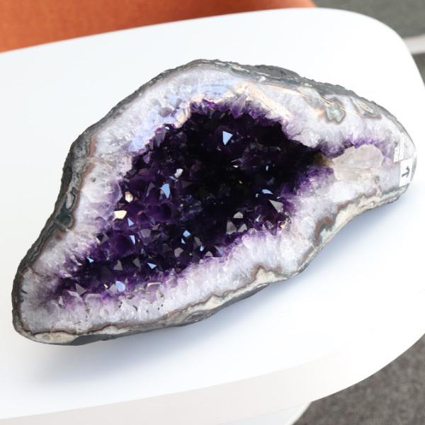 数珠 パワーストーン はな花 アメジストジオード ウルグアイ産 約4470