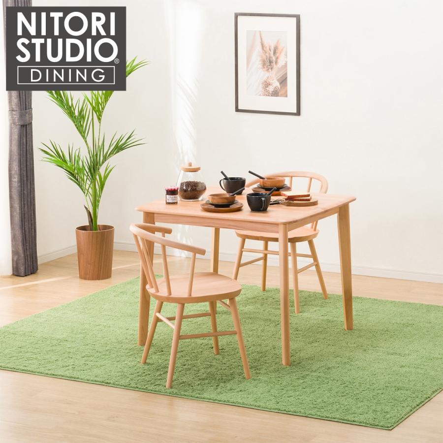 ニトリ（NITORI） ダイニングテーブル3点セット(NコレクションT-01 90