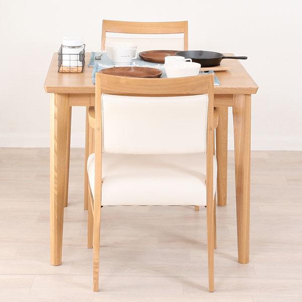 ニトリ（NITORI） 幅80cm ダイニングテーブル(ロレイン5H 80 LBR