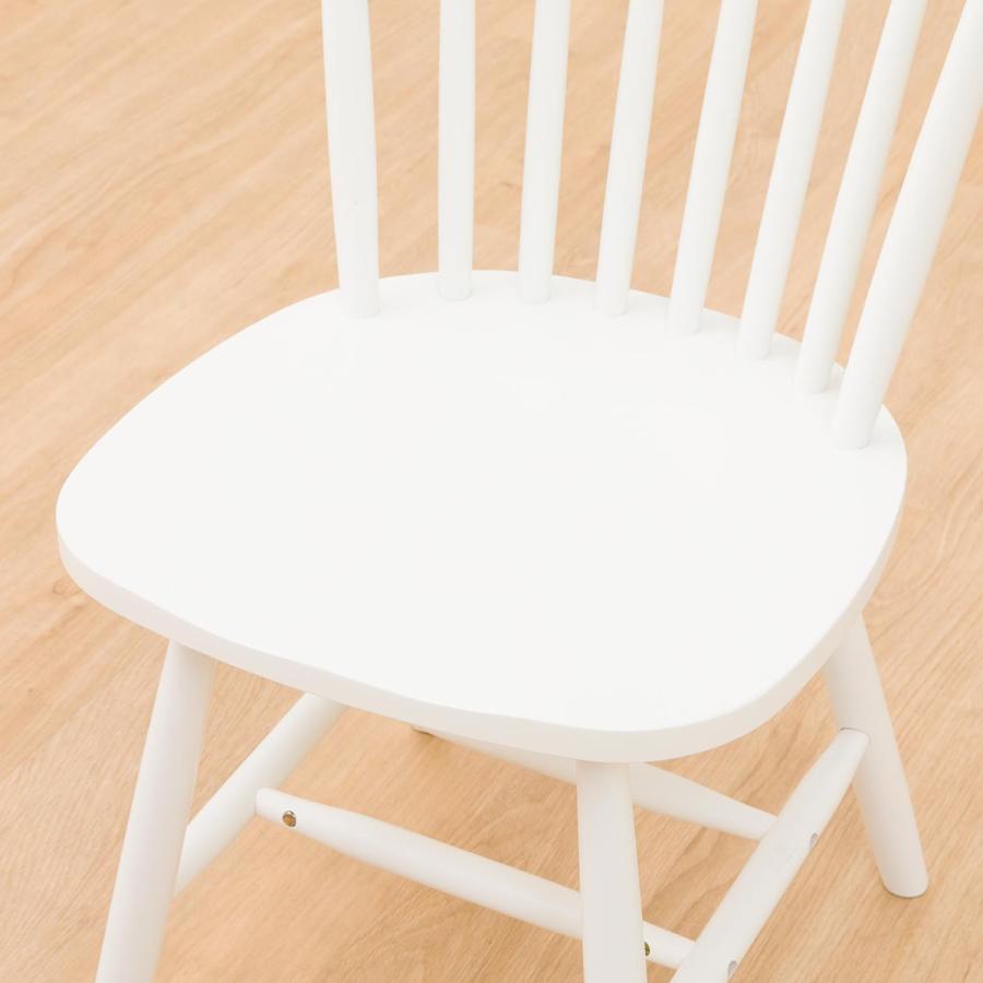 ニトリ（NITORI） ダイニングチェア（トーンSW WH） 食卓椅子 木製