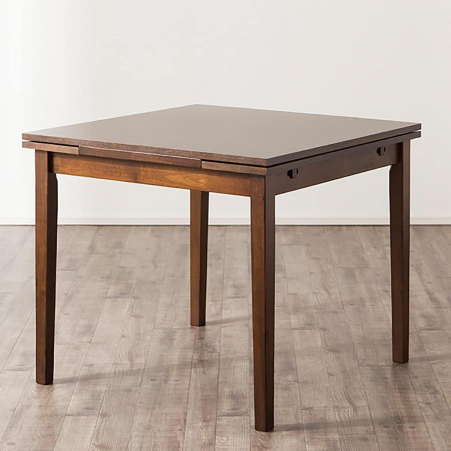 ニトリ（NITORI） 幅80 (伸長時100・120)cm 伸張式ダイニングテーブル