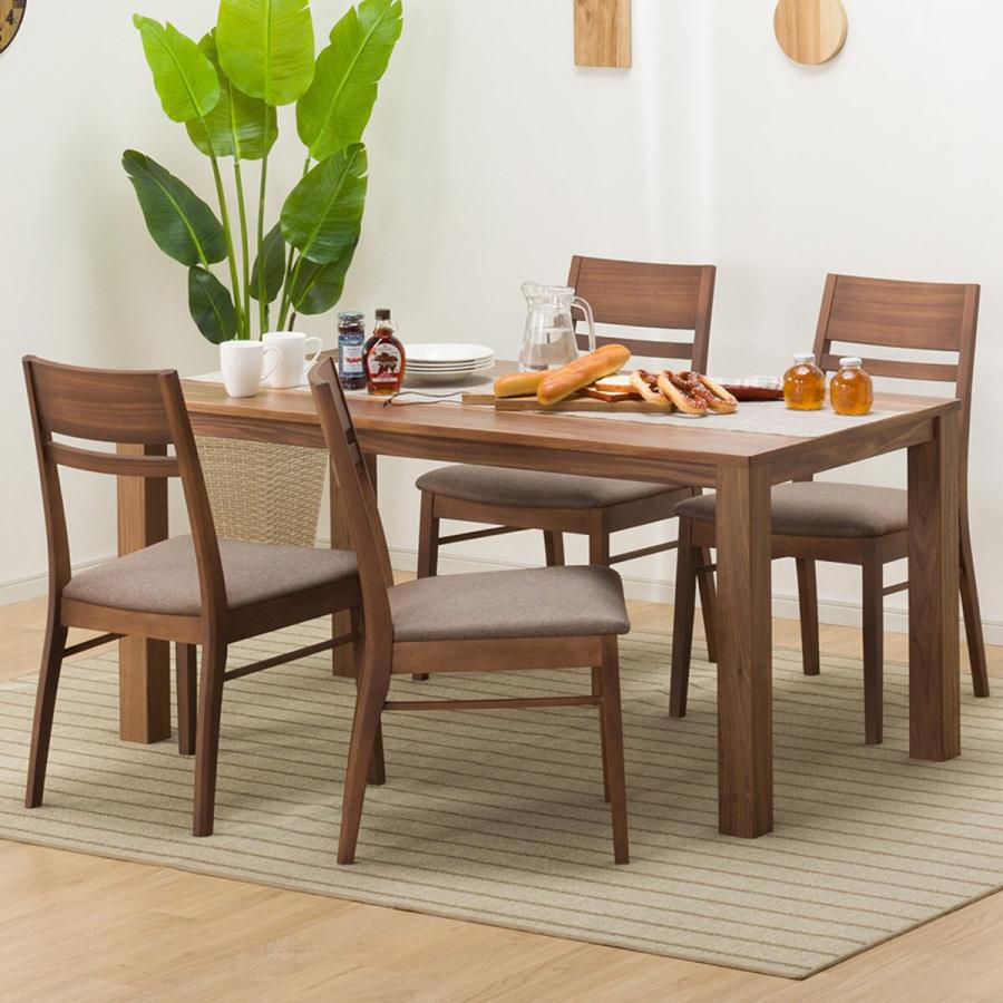 ニトリ（NITORI） 幅150cm ダイニングテーブル5点セット(DT Nコネクト