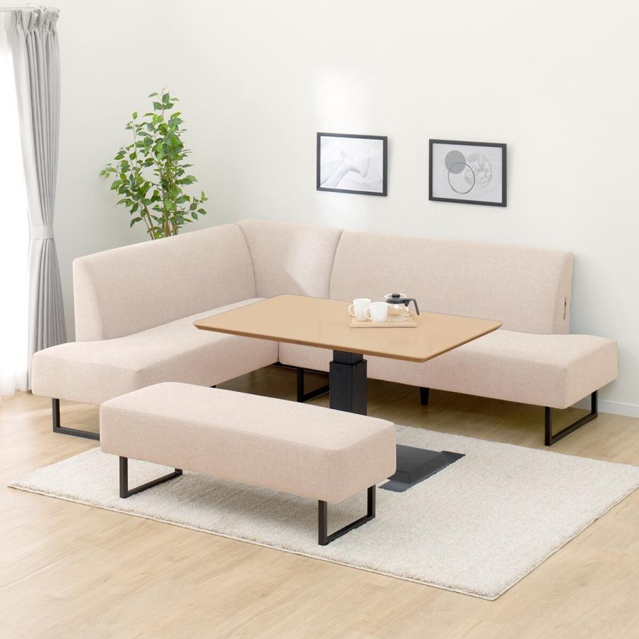 ニトリ（NITORI） リビングダイニングセット4点セット(LC004 120 LB/右