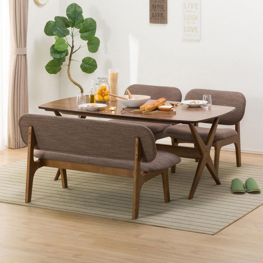 ニトリ（NITORI） 幅160 ロータイプリビングダイニングテーブル4点