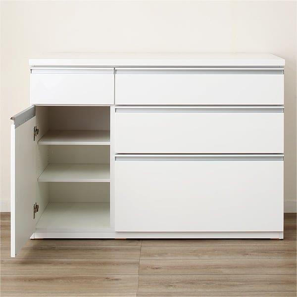 ニトリ（NITORI） 幅120 キッチンカウンター(キュリー2 120CT WH