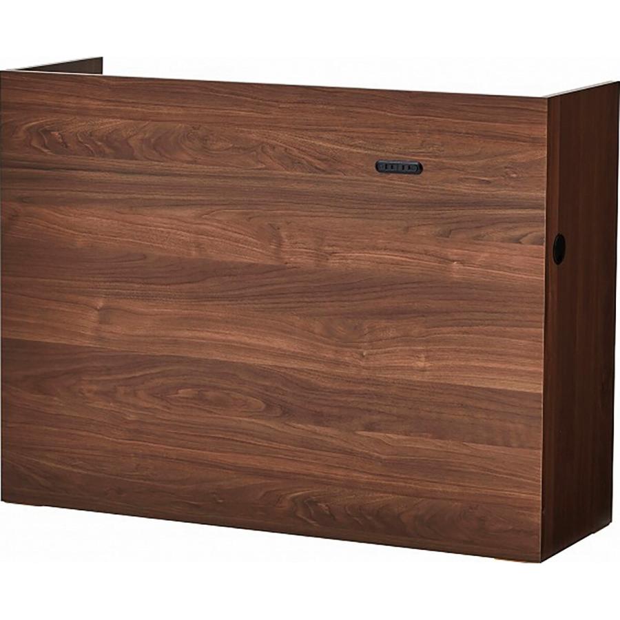 ニトリ（NITORI） 両面使える間仕切りカウンター （KM01CT120 ダーク