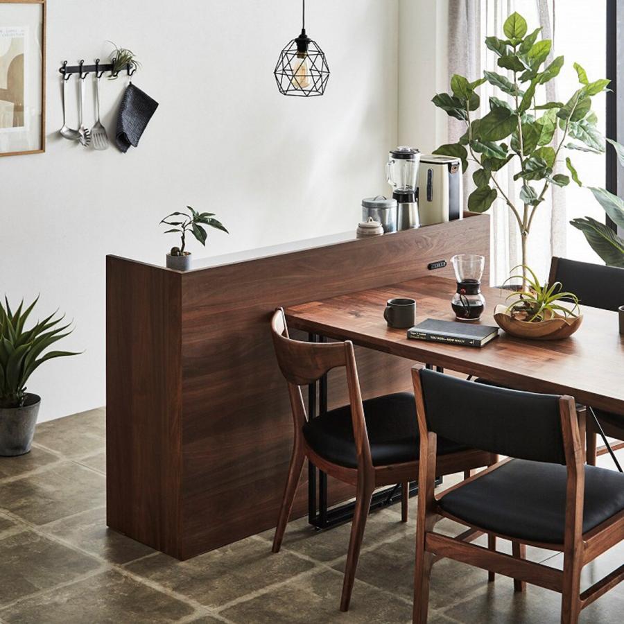 ニトリ（NITORI） 両面使える間仕切りカウンター （KM01CT150 ダーク