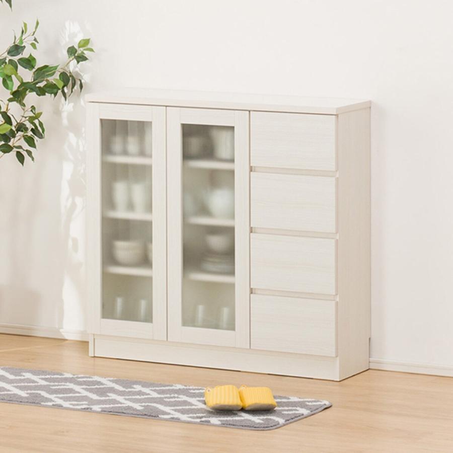 ニトリ（NITORI） 薄型キャビネット(アニー90TH WW) サイドボード